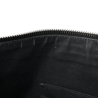 Gucci Soft GG Supreme Monogram Appia Calfskin Web East West Messenger Bag Black Grey 13 of 18