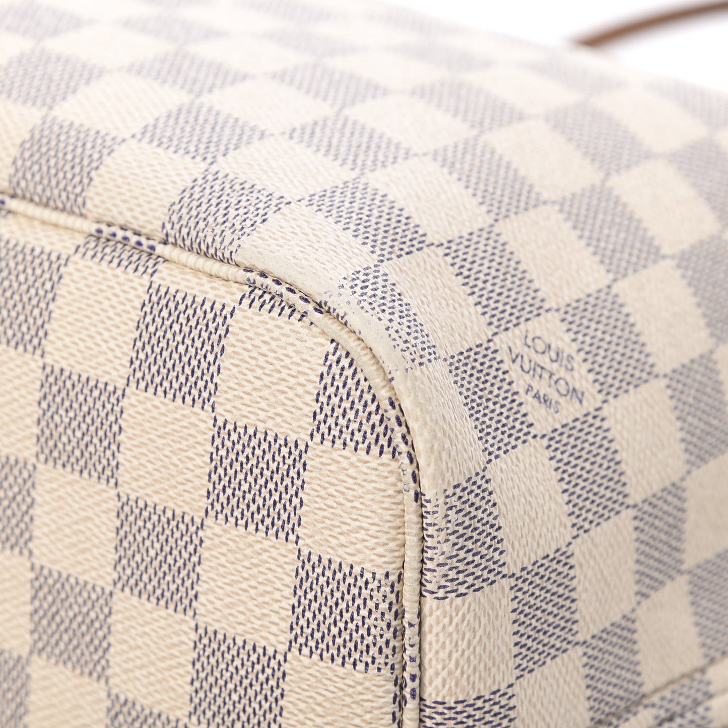 Damier Azur Neo Neverfull MM Rose Ballerine