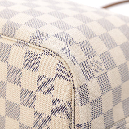 Louis Vuitton Damier Azur Neo Neverfull MM Rose Ballerine 12 of 23