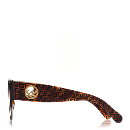 Fendi Acetate F is Fendi FF 51mm Cat Eye Sunglasses 0327/S Tortoise Camouflage 3 of 7