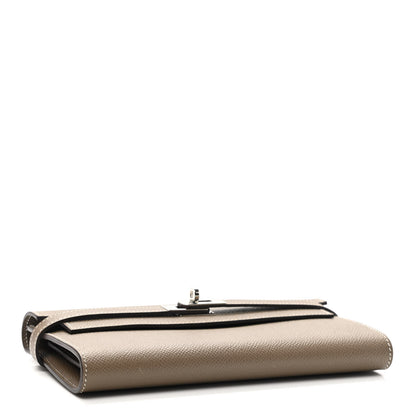 Hermes Epsom Kelly Longue Wallet Etoupe 4 of 9