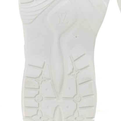 Louis Vuitton Rubber Embossed Monogram Pool 55 Flat Comfort Mule 39 White 7 of 9