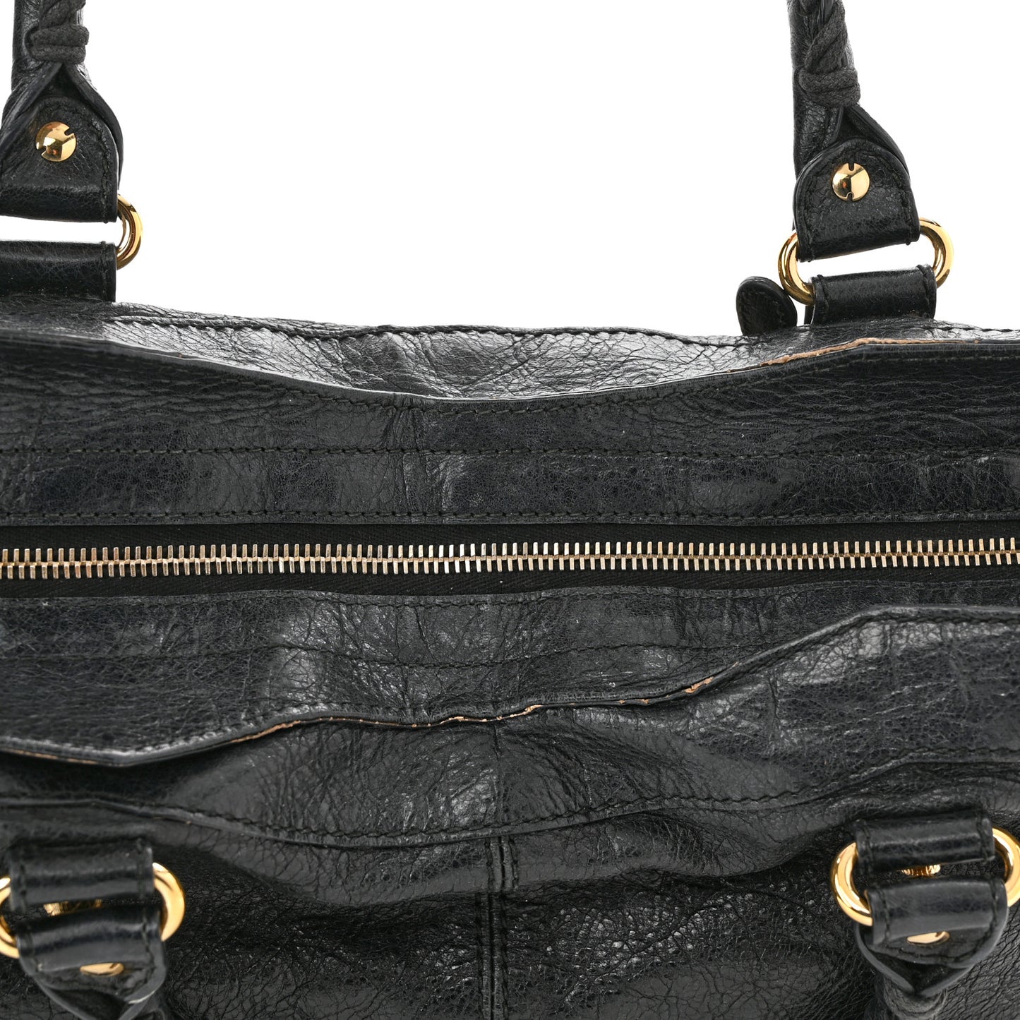 Agneau Giant 12 Gold Hardware Part Time Black