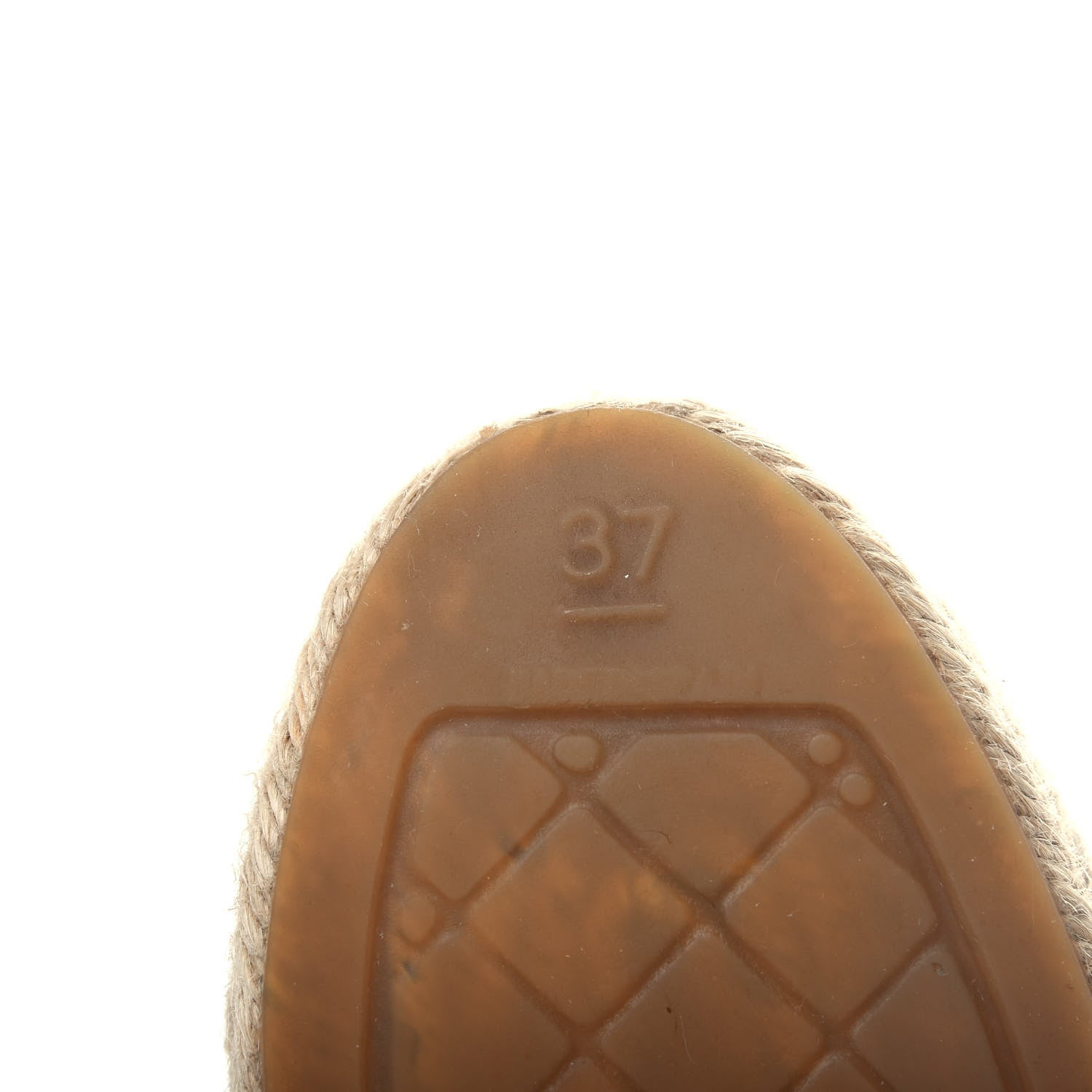 Chanel Lambskin Grosgrain Quilted CC Chain Espadrilles 37 Black 9 of 11