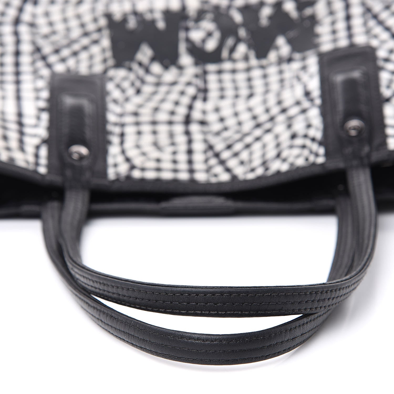 MCM Visetos Medium Liz Reversible Shopper Tote Black 19 of 22