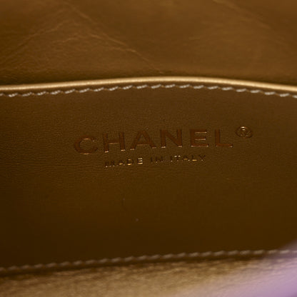 Chanel Lambskin Quilted Small Pearl Crush Hobo Purple 6 of 11