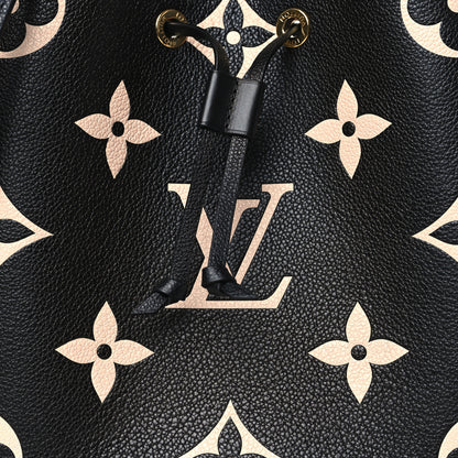 Louis Vuitton Empreinte Monogram Giant Neonoe MM Black Beige 8 of 11
