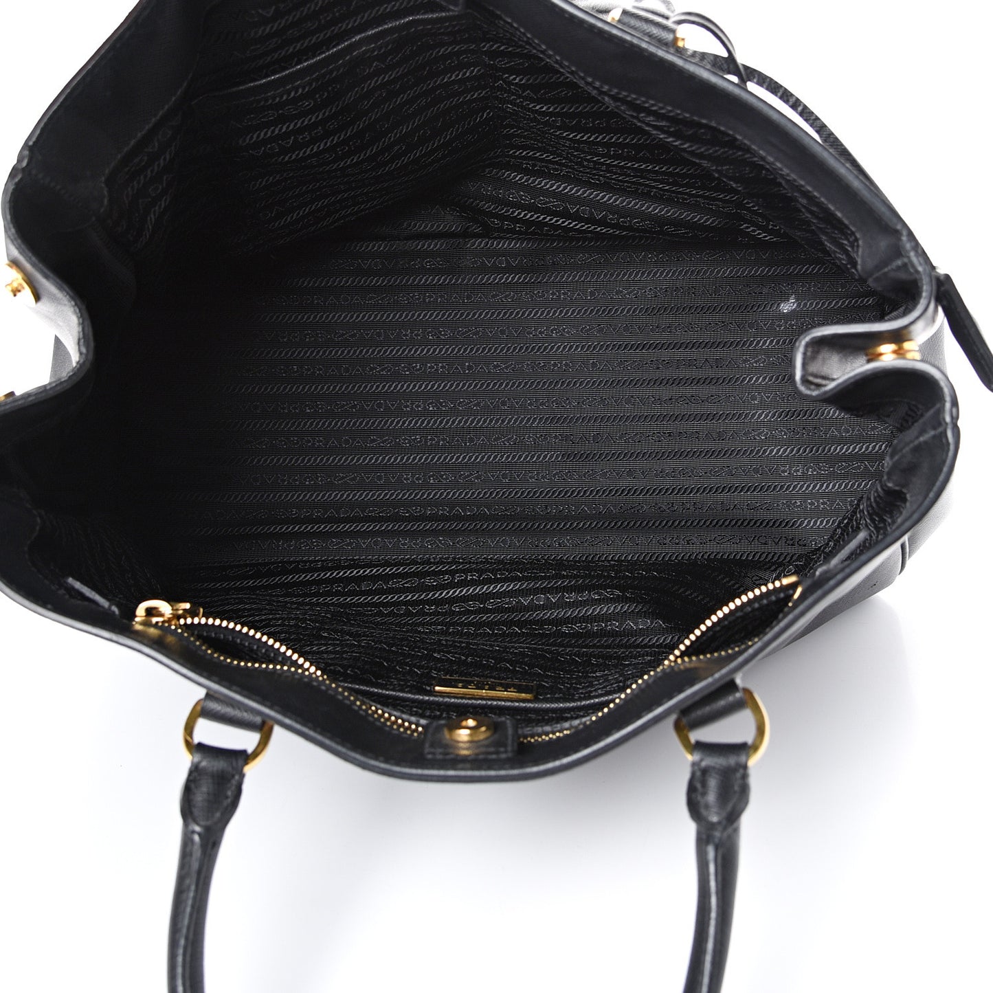 Saffiano Lux Large Tote Black