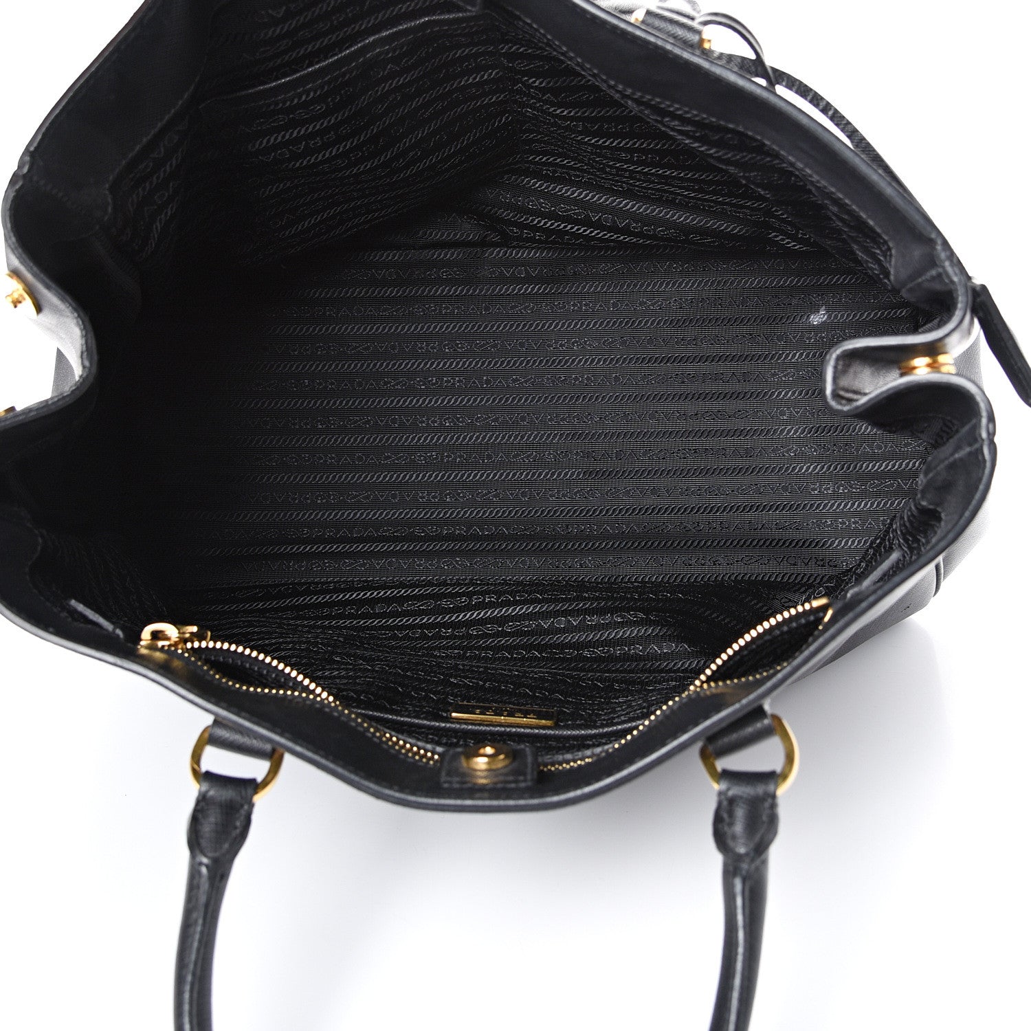 Prada Saffiano Lux Large Tote Black 4 of 15