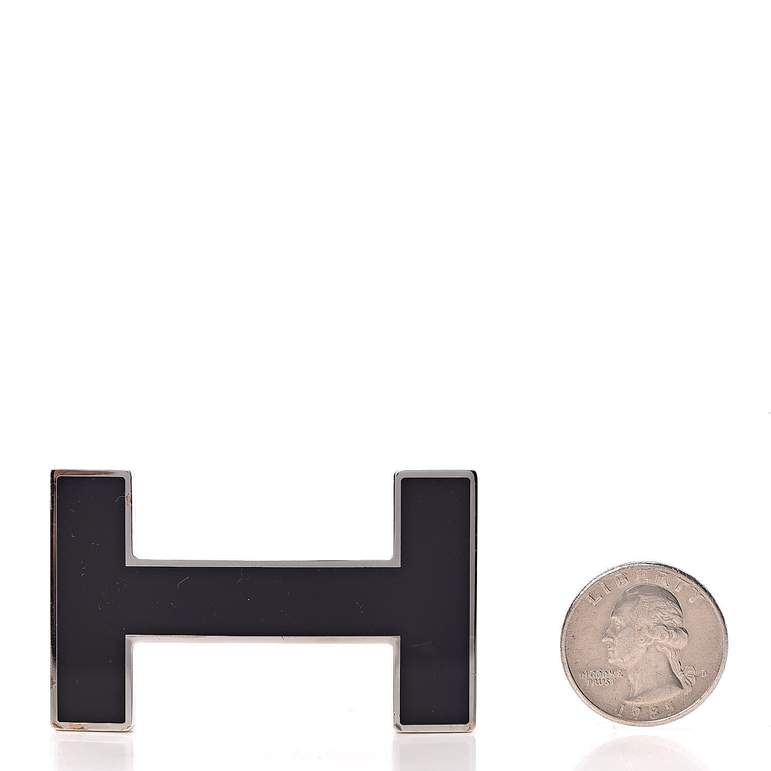 Hermes Quizz Enamel H Belt Buckle Black 2 of 3
