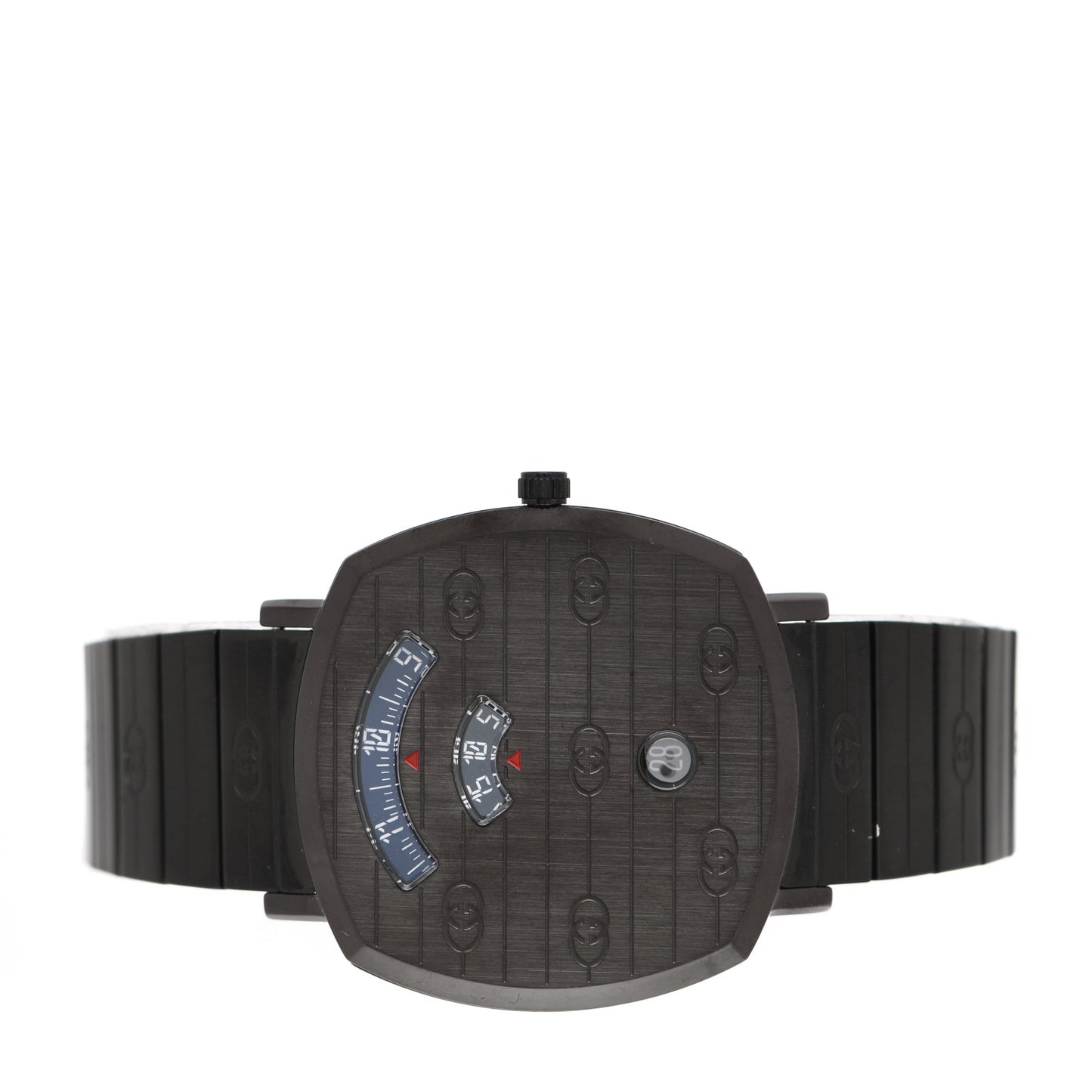 PVD Stainless Steel 38mm Grip Quartz Watch Black