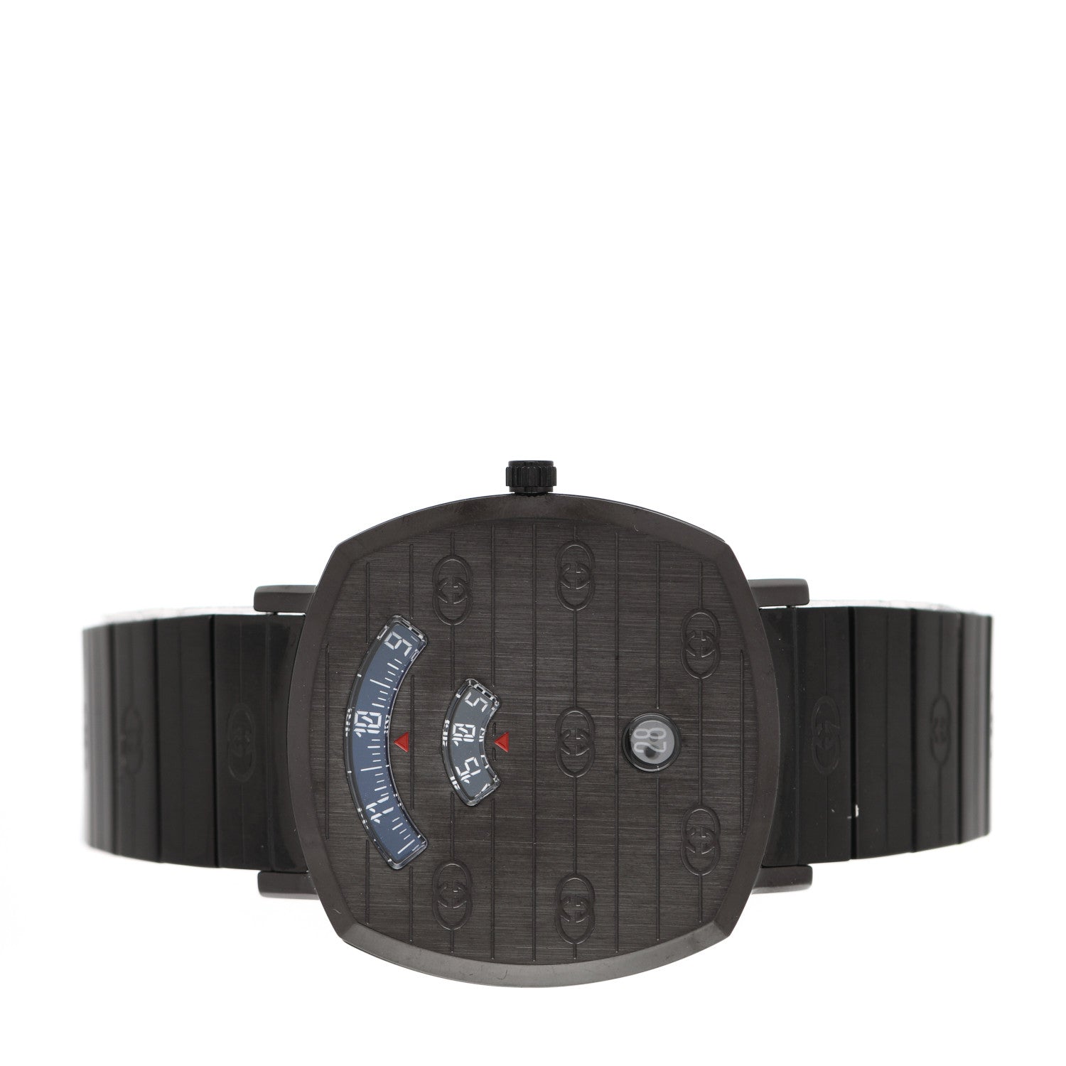 Gucci PVD Stainless Steel 38mm Grip Quartz Watch Black 2 of 4