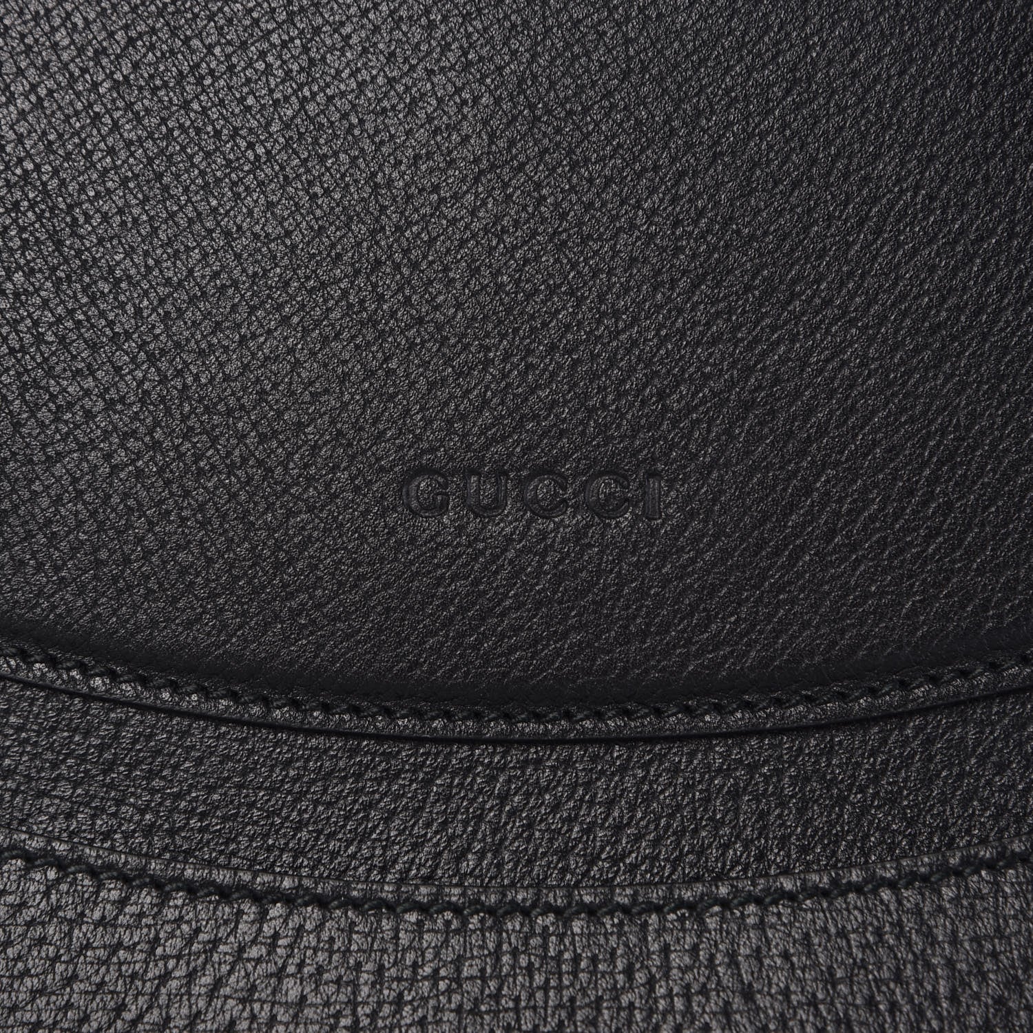 Gucci Grained Calfskin Web Crystal Butterfly Stripe Medium Totem Top Handle Bag Black 7 of 13