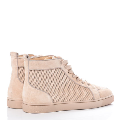 Christian Louboutin Veau Velours Mens AC Louis Flat Sneakers 41 Galet 4 of 9