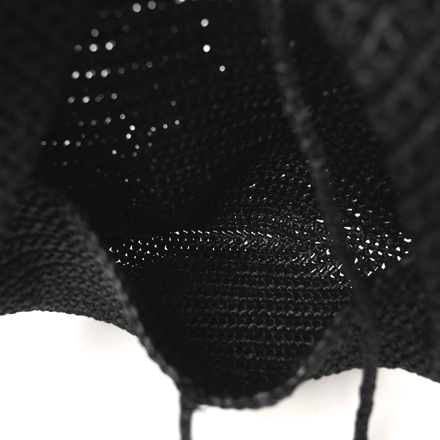 Raffia Olivia Hobo Black