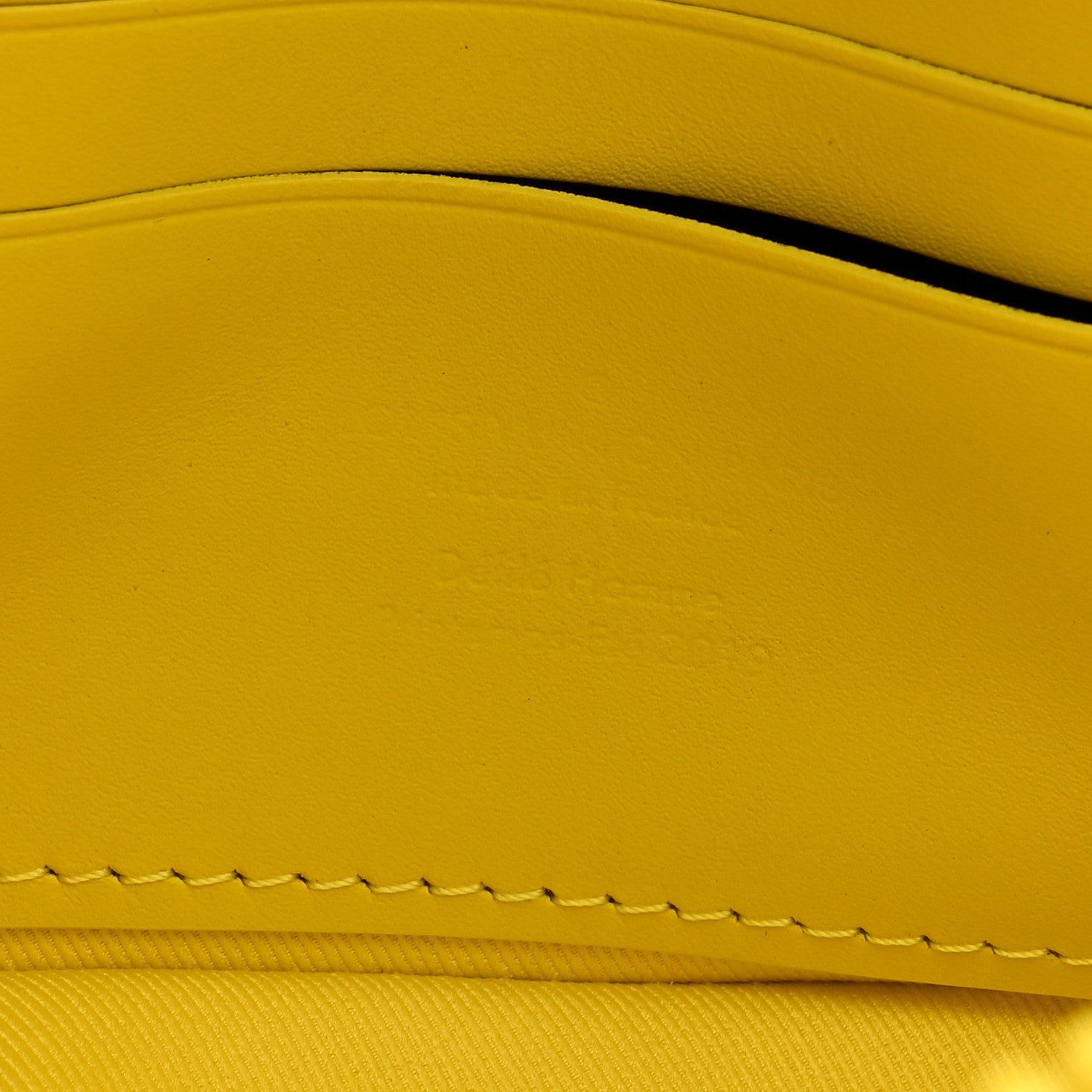 Louis Vuitton Taurillon Monogram Pochette Volga Yellow 6 of 9