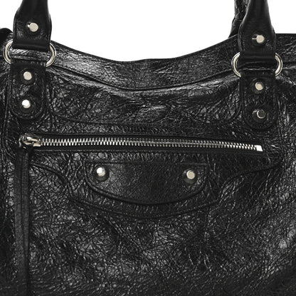 Balenciaga Arena Storico Classic Silver Hardware Medium Le City Black 8 of 10