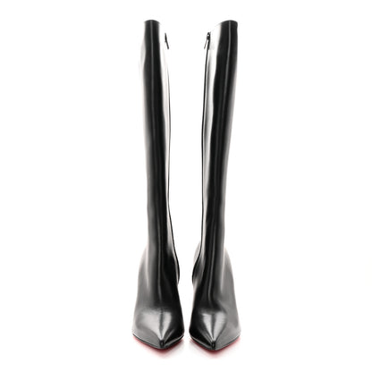 Christian Louboutin Calfskin Kate Botta 85 Knee-High Boots 39.5 Black 2 of 15
