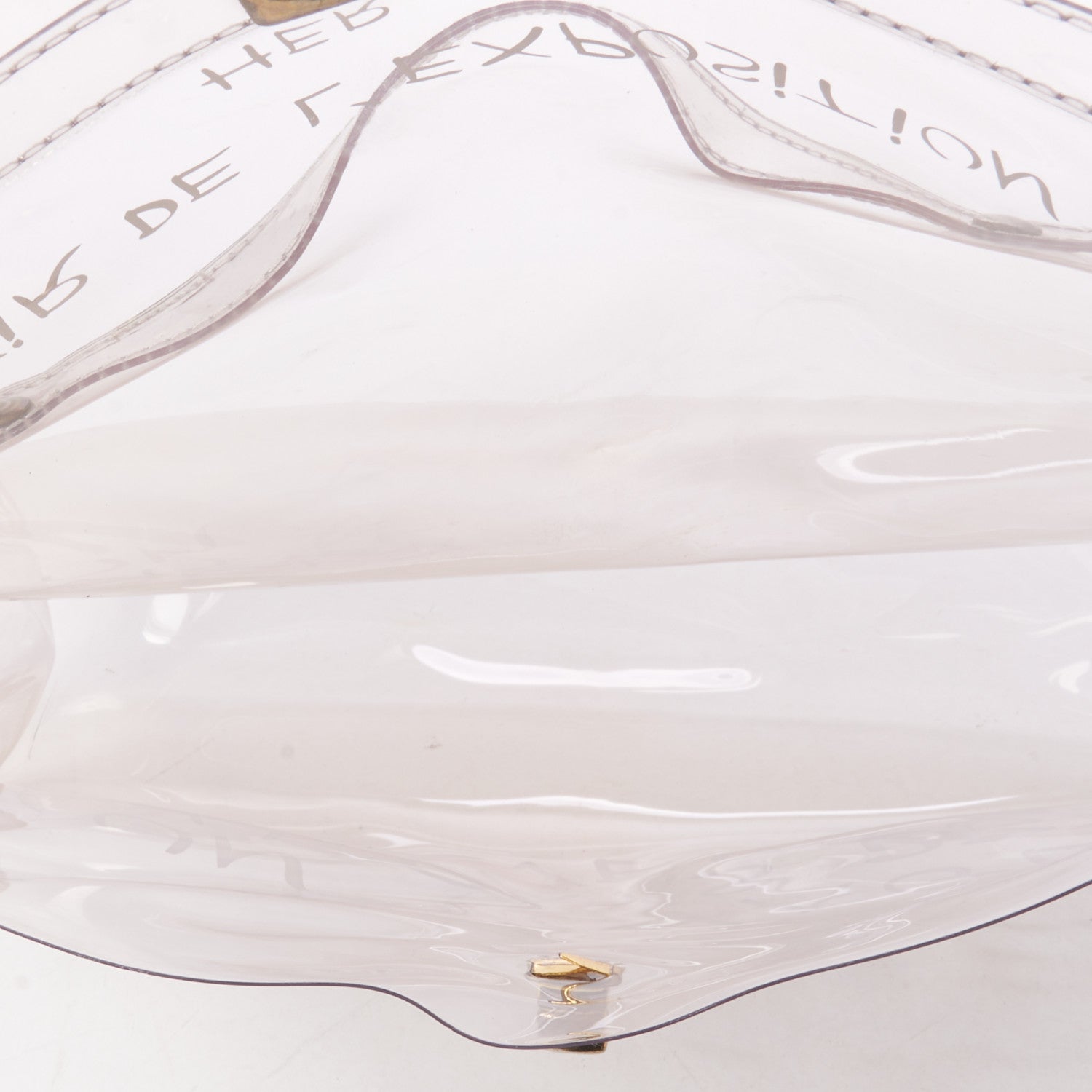 Hermes Vinyl Souvenir De L'Exposition Kelly Transparent 4 of 7