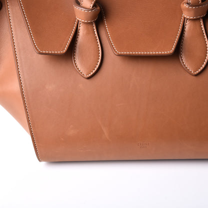 Celine Natural Calfskin Mini Tie Knot Tote Tan 8 of 9