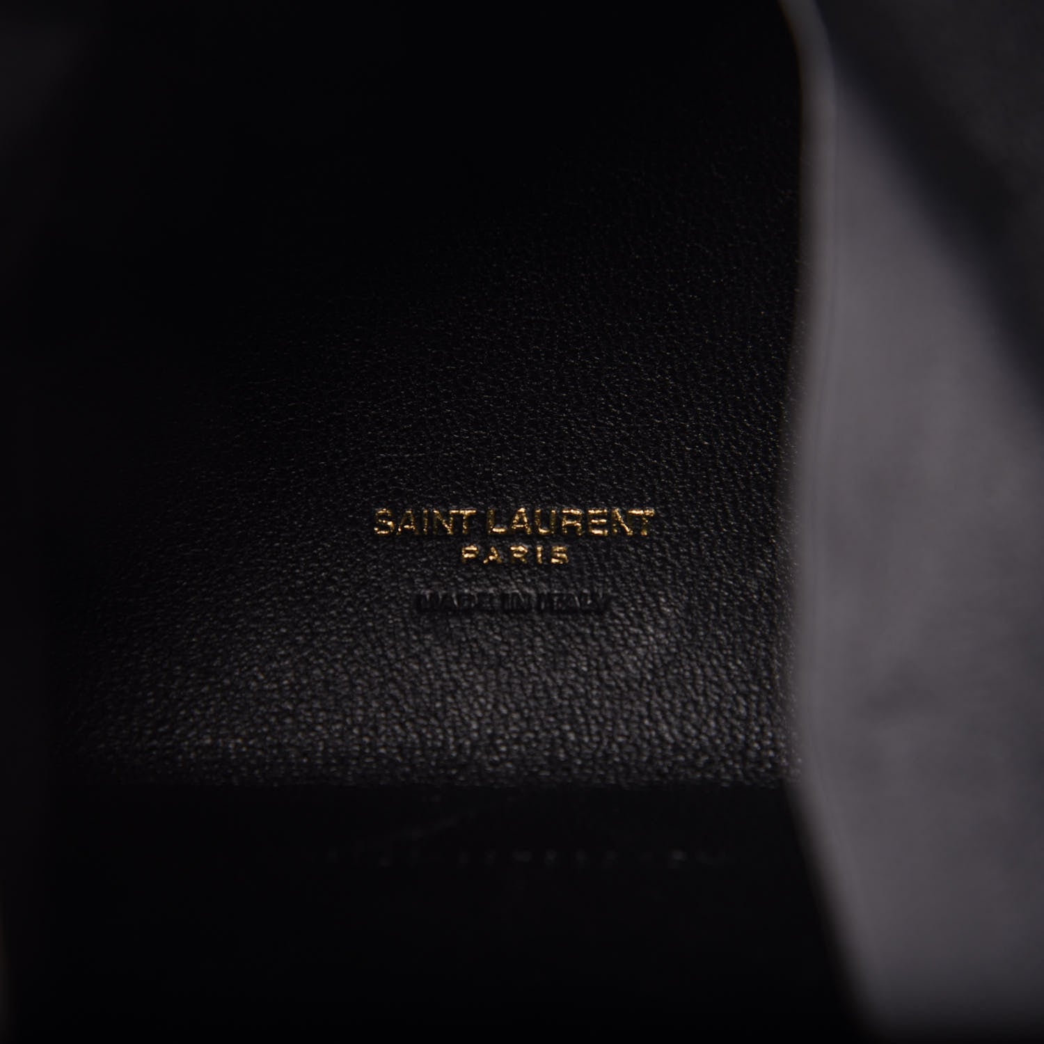 Saint Laurent Lambskin Pyramid Clutch Black 6 of 6