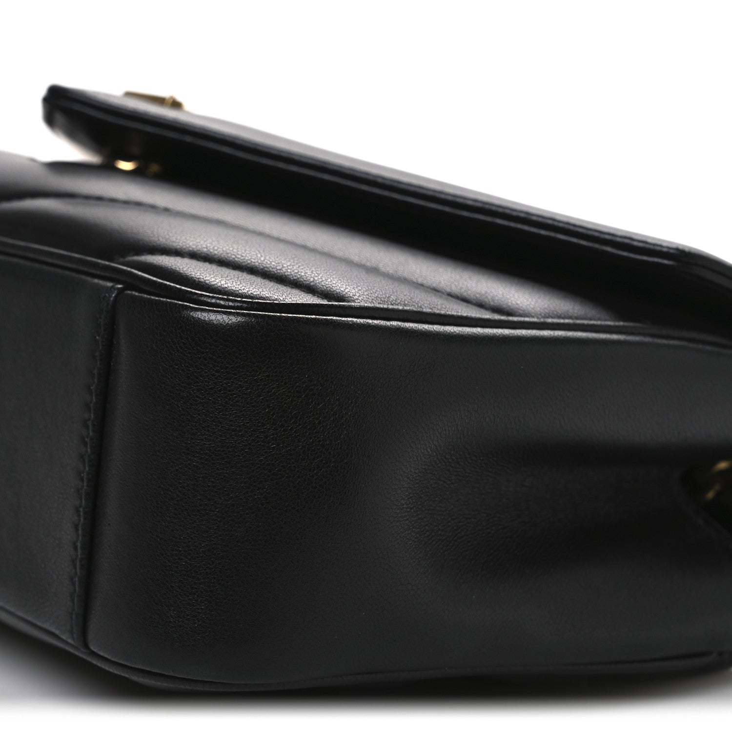 Saint Laurent Lambskin Chevron Quilted Small Loulou Bag Black 11 of 11