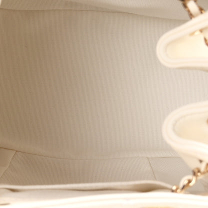 Chanel Lambskin Quilted Small Duma Drawstring Backpack White 5 of 10