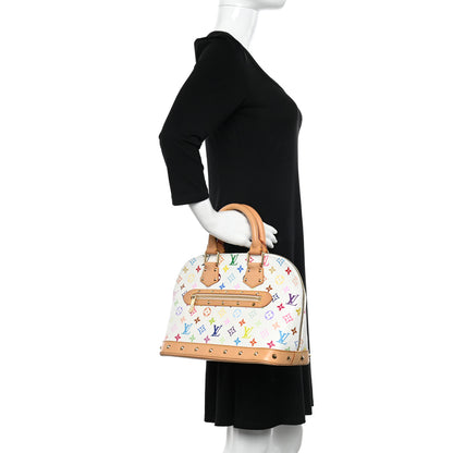 Louis Vuitton Monogram Multicolor Alma White 2 of 10