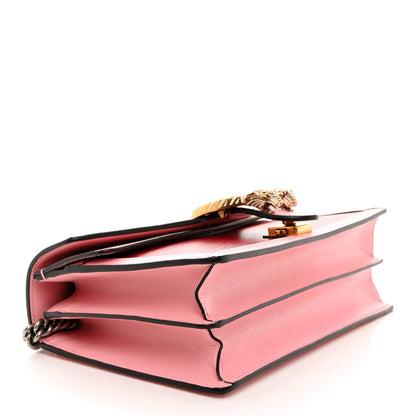 Gucci Azalea Calfskin Enamel Small Dionysus Shoulder Bag New Cherry Red Wild Rose Off White 4 of 10