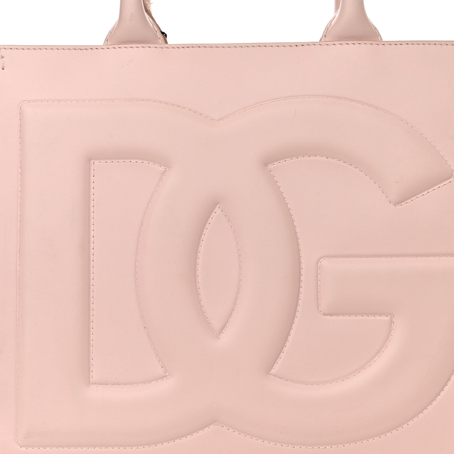 Calfskin Small DG Daily Shopper Tote Cipria