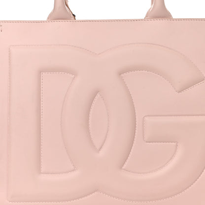 Dolce & Gabbana Calfskin Small DG Daily Shopper Tote Cipria 7 of 15