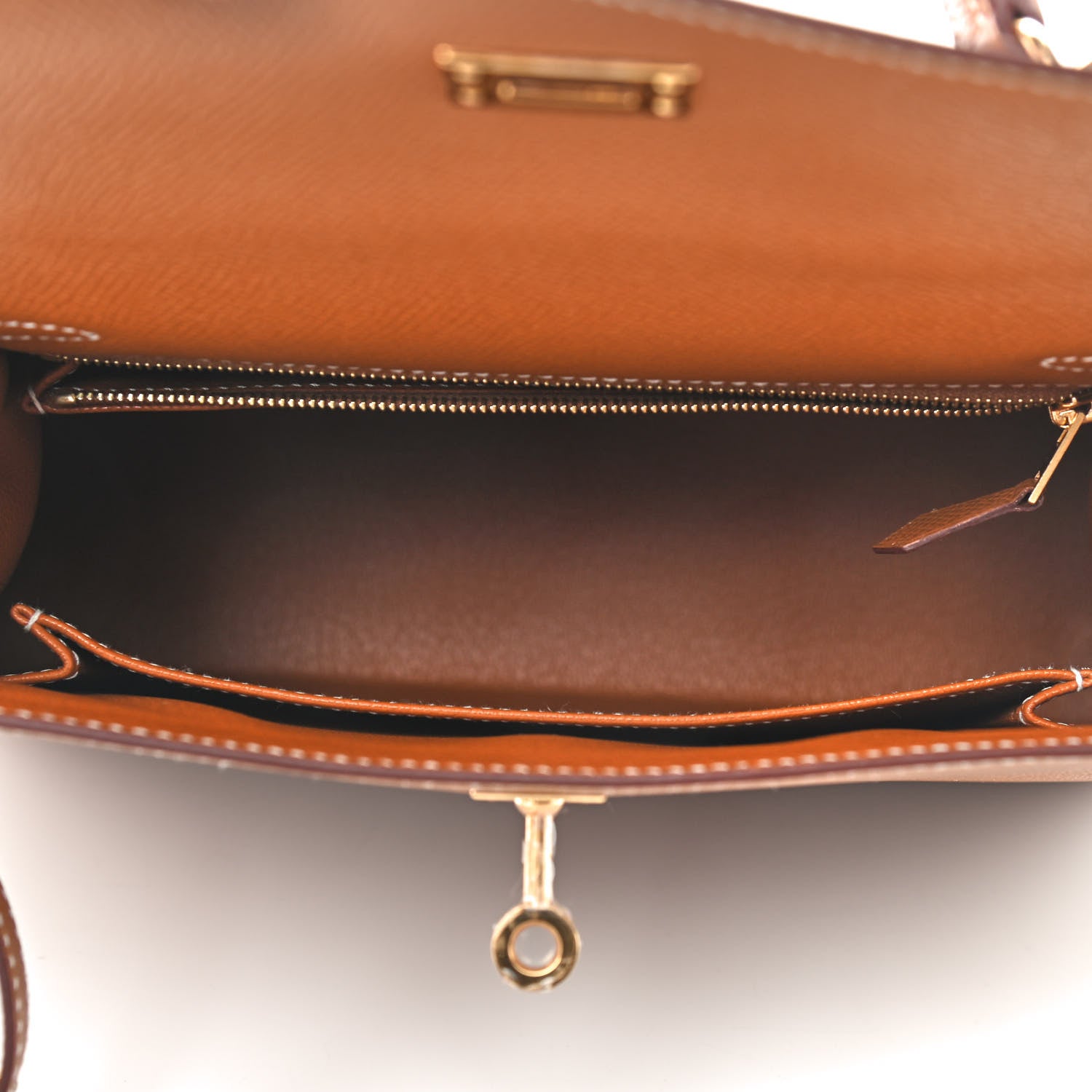 Hermes Epsom Kelly Sellier 25 Gold 5 of 8