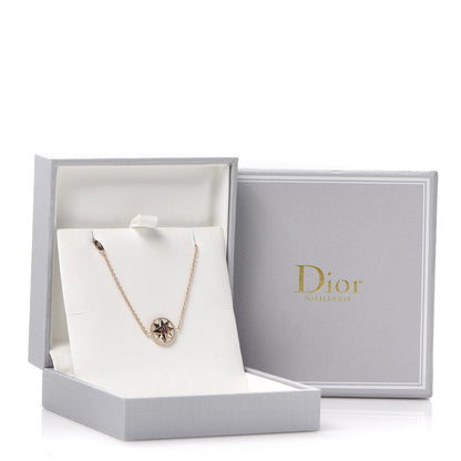 Christian Dior 18K Rose Gold Ruby Mother of Pearl Rose Des Vents Bracelet 6 of 6