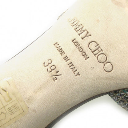 Jimmy Choo Logan Silver Glitter DOrsay Heels 39.5 5 of 7