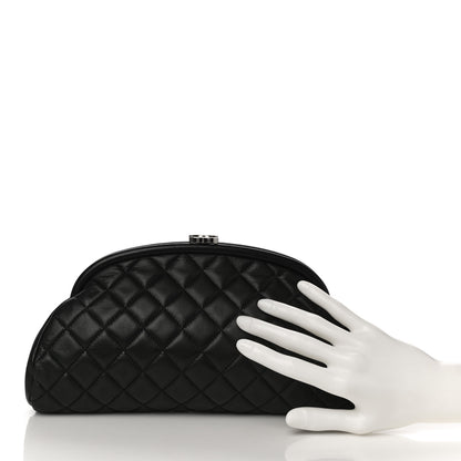 Chanel Lambskin Quilted Timeless Clutch Black 2 of 12