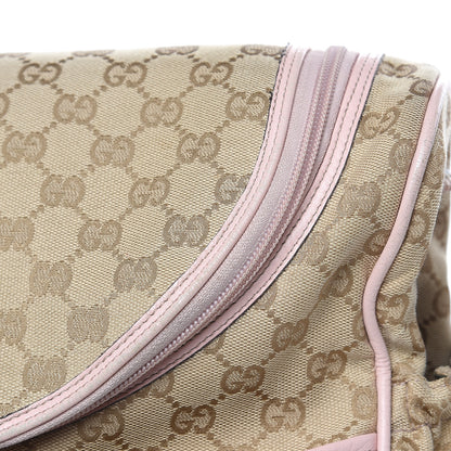 Gucci Monogram Web Diaper Bag Pink 14 of 22