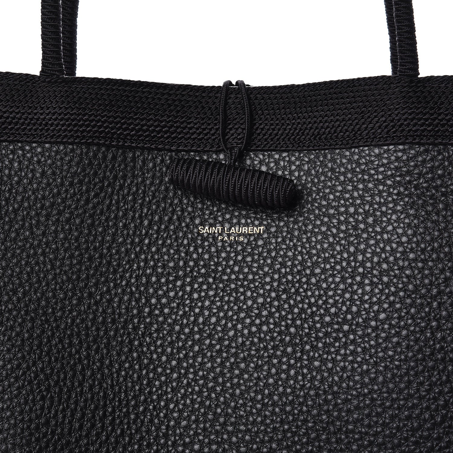 Saint Laurent Grained Calfskin Patti Tote Black 8 of 10