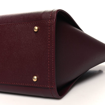 Chanel Caviar Small Studded Deauville Tote Burgundy 10 of 10