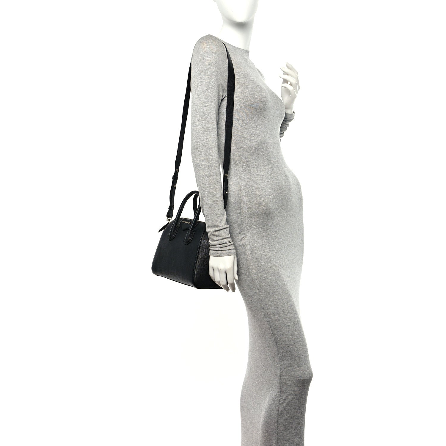 Givenchy Sugar Goatskin Mini Antigona Black 3 of 10