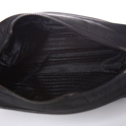 Prada Tessuto Nylon Saffiano Shoulder Bag Black 5 of 7