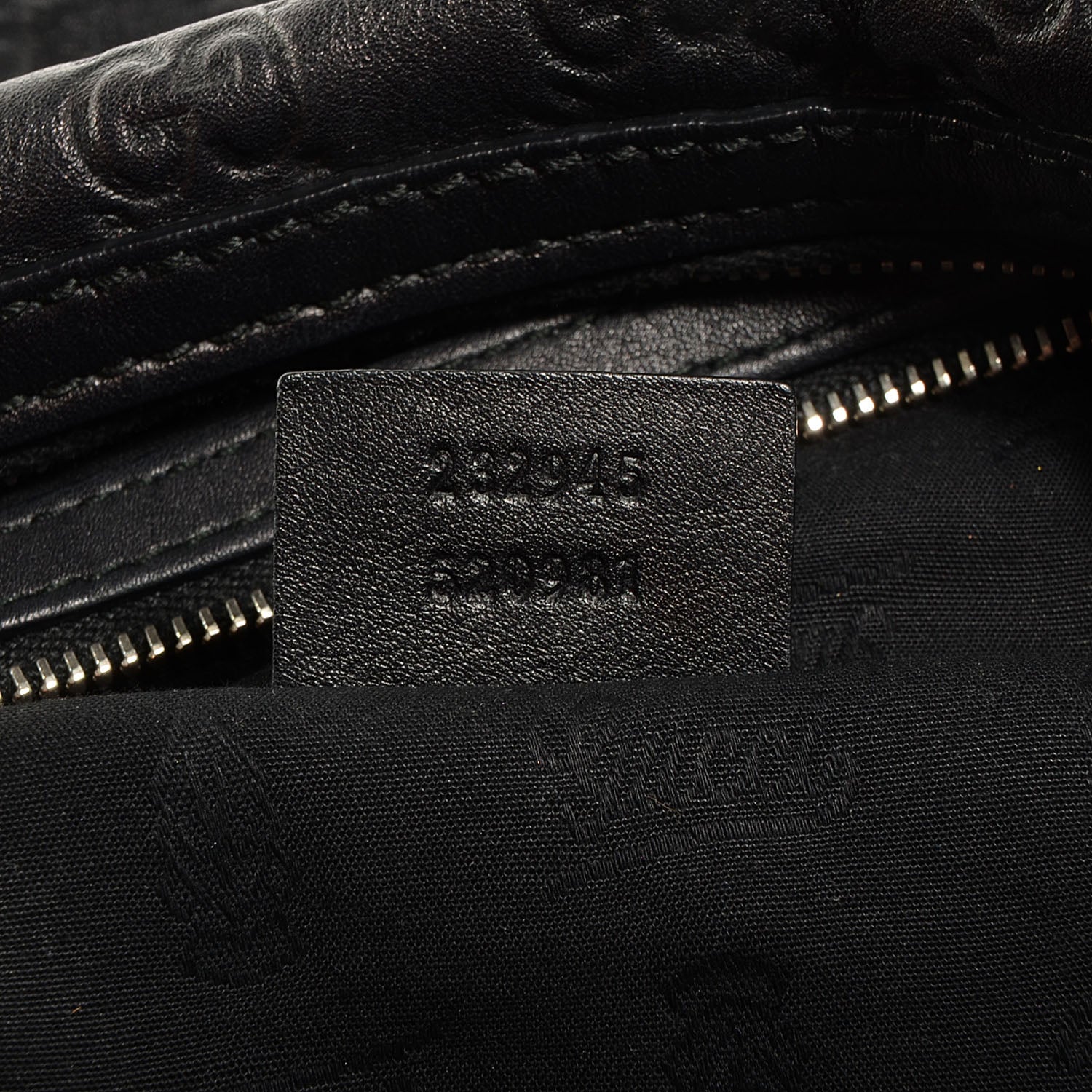 Gucci Guccissima GG Twins Large Hobo Black 7 of 7