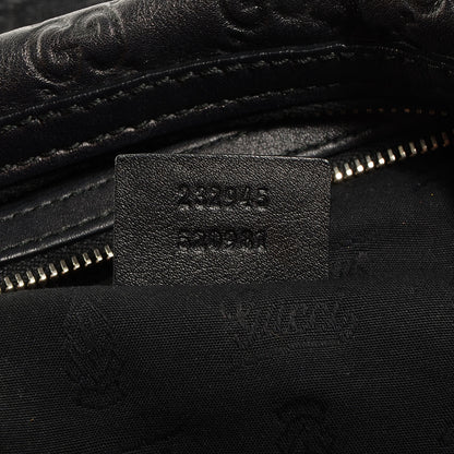 Gucci Guccissima GG Twins Large Hobo Black 7 of 7