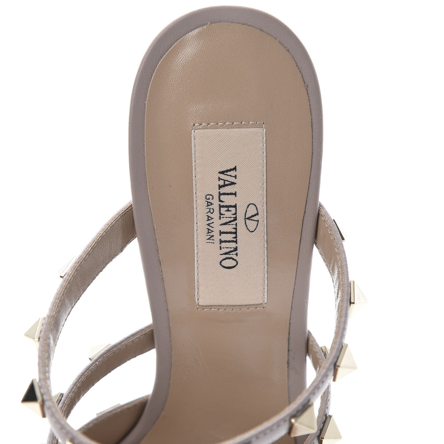 Patent Rockstud 90mm Cage Mules 36 Poudre