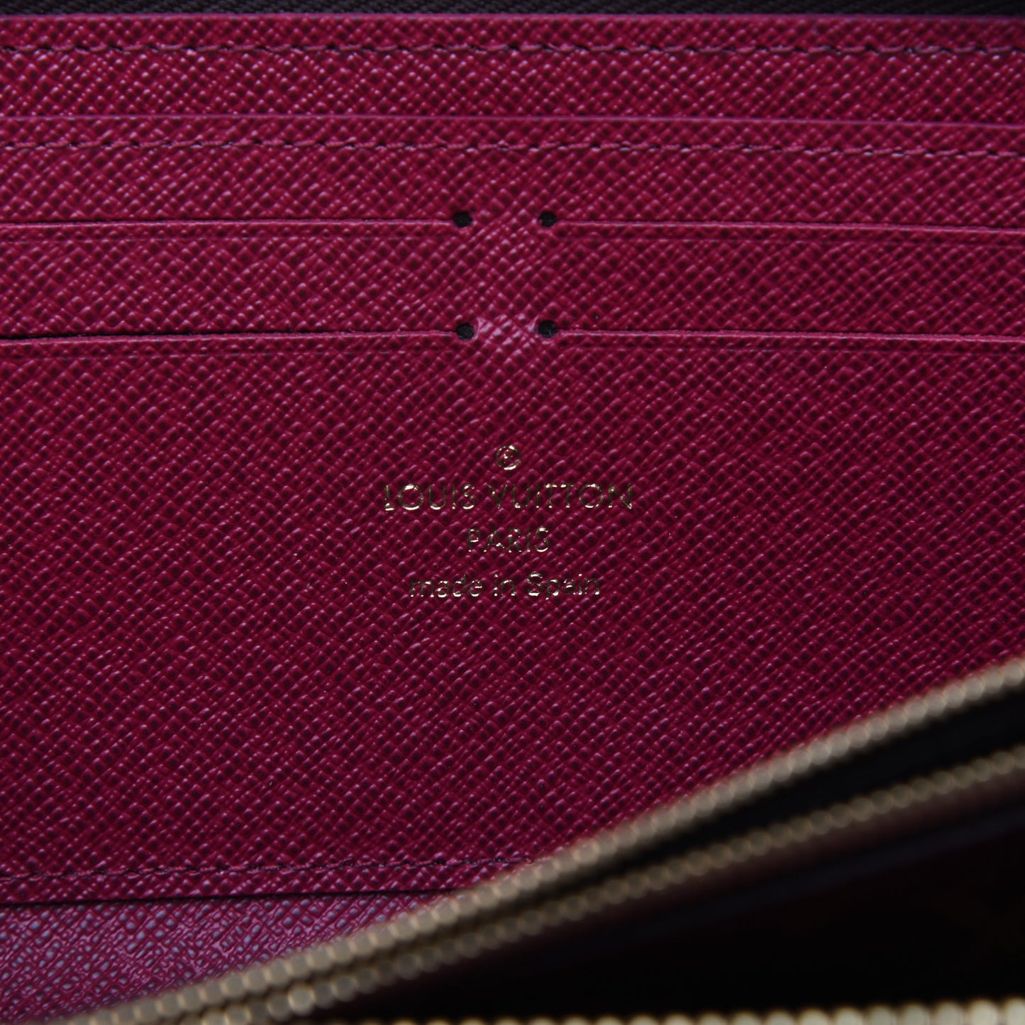 Monogram Clemence Wallet Fuchsia