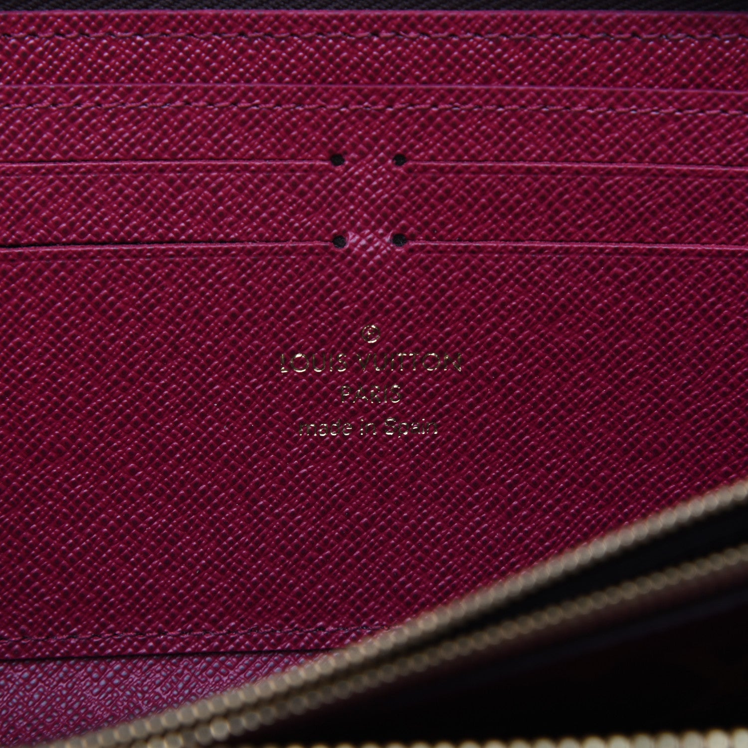 Louis Vuitton Monogram Clemence Wallet Fuchsia 8 of 11