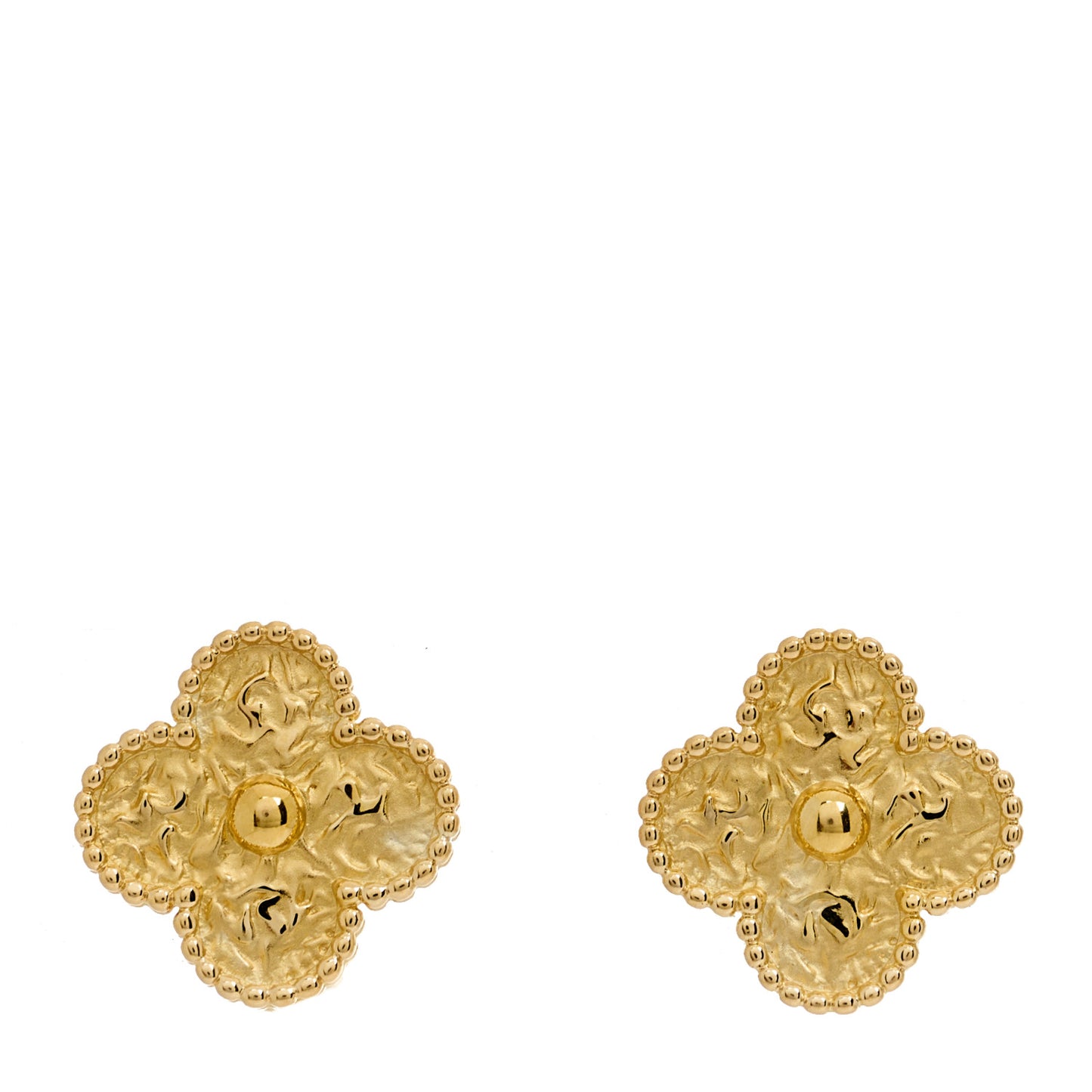 18K Yellow Gold Vintage Alhambra Earrings