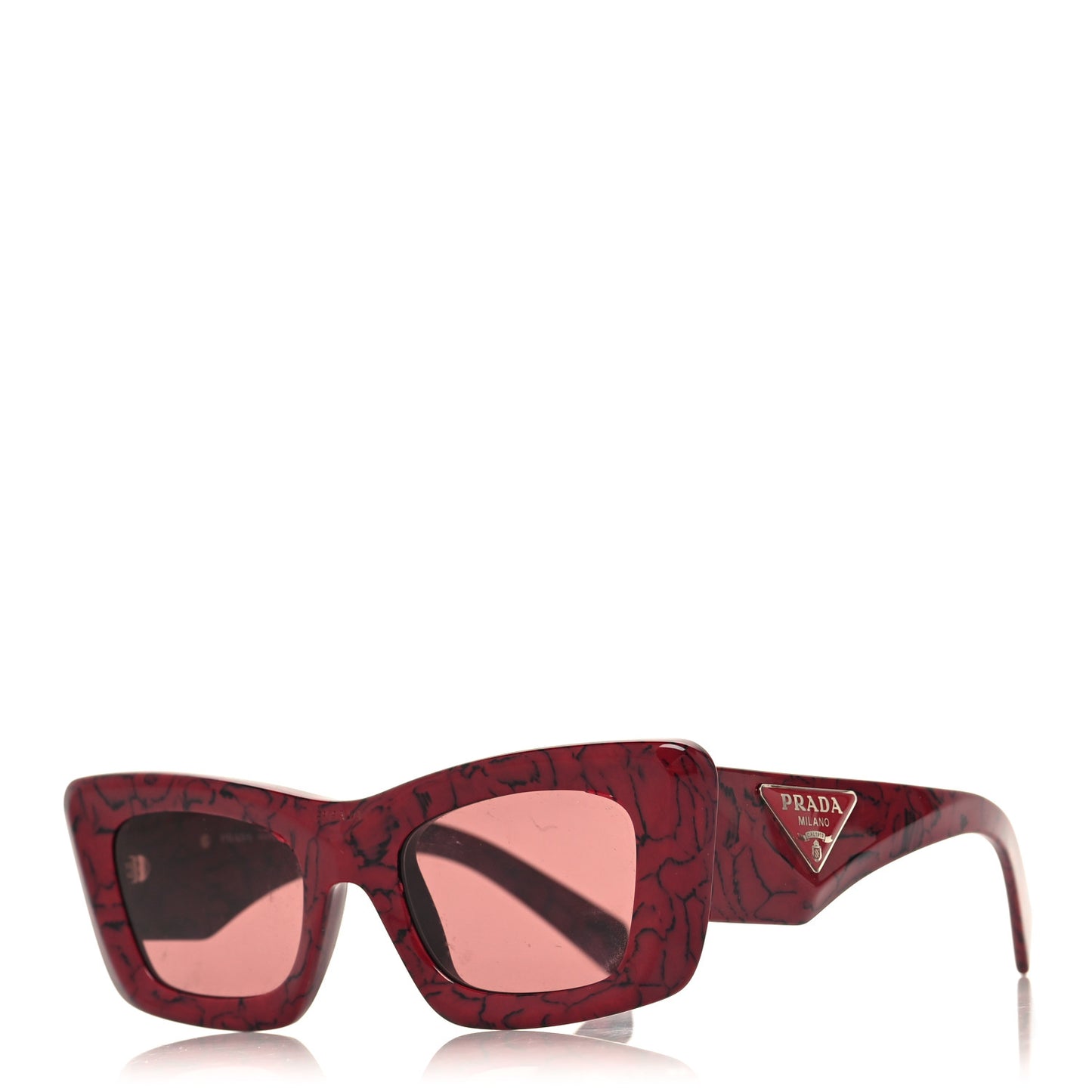 Acetate Symbole Sunglasses SPR 13Z Red Marble