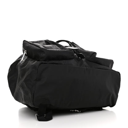 Gucci Nylon Monogram Medium Light Single Buckle Backpack Black 4 of 9