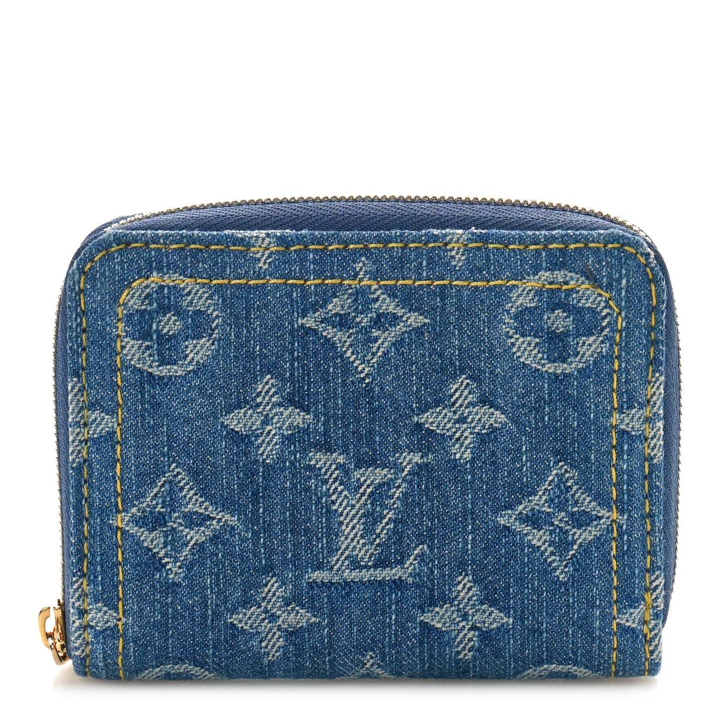 Denim Monogram New LV Remix Lou Wallet Blue