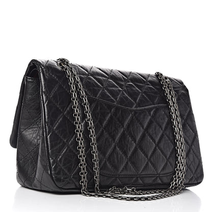 Chanel Aged Calfskin Quilted 2.55 Reissue 227 Flap Black 4 of 14